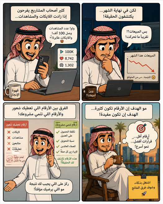 📊 مو كل رقم يستحق المتابعة