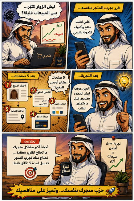 متى آخر مرة جربت تكون عميل عند نفسك؟ 🤔