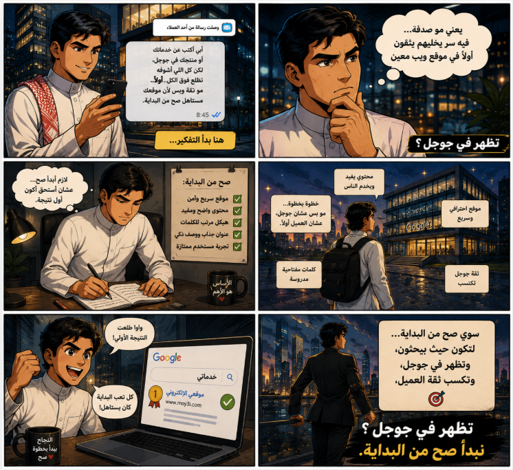 إذا أحد بحث عن خدمتك اليوم… هل بيلاقيك؟ 👀