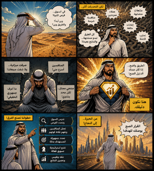 في السوق... مو كل أحد يمشي ويوصل
