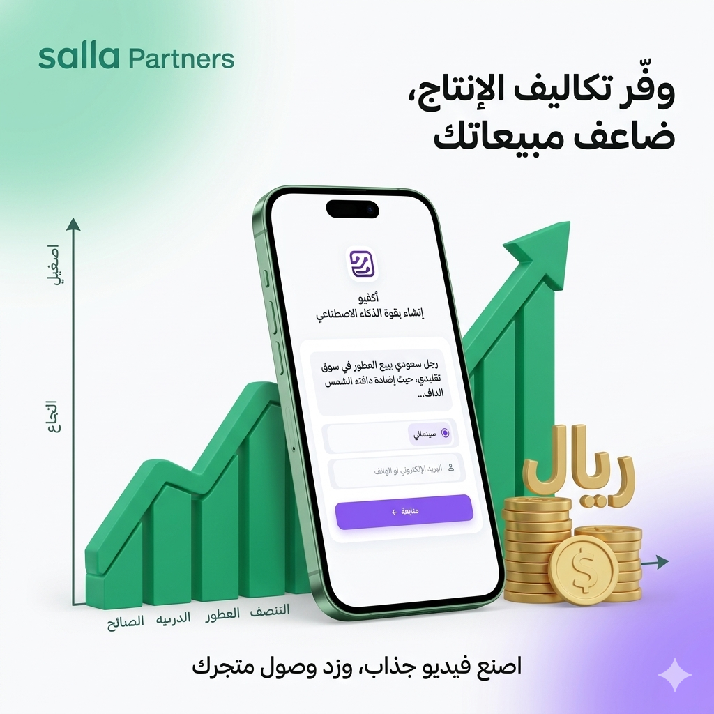 🚀 وداعاً لهدر الميزانية التسويقية.. اكتشف السر لزيادة مبيعات متجرك مع Aqvioo!